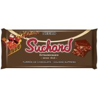 Turrón de chocolate negro crujiente SUCHARD, tableta 230 g Turrón de chocolate negro crujiente SUCHARD, tableta 230 g