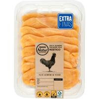 Filete de pechuga corte extrafino EROSKI Natur, bandeja aprox. 400 g Filete de pechuga corte extrafino EROSKI Natur, bandeja aprox. 400 g