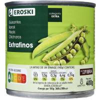 Guisante extrafino EROSKI, lata 280 g Guisante extrafino EROSKI, lata 280 g
