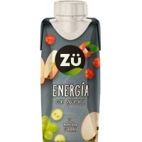 Bebida energética a base de zumo ZÜ, brik 33 cl Bebida energética a base de zumo ZÜ, brik 33 cl