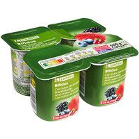 Bífidus con frutas del bosque EROSKI, pack 4x125 g Bífidus con frutas del bosque EROSKI, pack 4x125 g