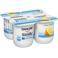 Yogur sabor a limón DANONE, pack 4x120 g Yogur sabor a limón DANONE, pack 4x120 g