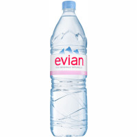 Agua mineral EVIAN, botella 1,5 litros Agua mineral EVIAN, botella 1,5 litros