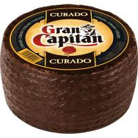 Queso mezcla curado GRAN CAPITÁN, al corte, compra mínima 250 g Queso mezcla curado GRAN CAPITÁN, al corte, compra mínima 250 g