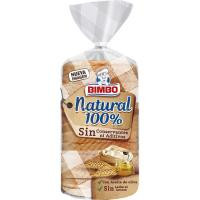 Pan de molde natural 100% BIMBO, paquete 460 g Pan de molde natural 100% BIMBO, paquete 460 g