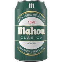 Cerveza MAHOU Clásica, lata 33 cl Cerveza MAHOU Clásica, lata 33 cl