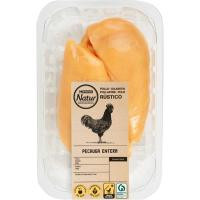 Pechuga entera de pollo EROSKI NATUR, 2-3 uds., bandeja aprox. 520 g Pechuga entera de pollo EROSKI NATUR, 2-3 uds., bandeja aprox. 520 g