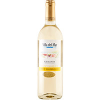 Vino blanco Semidulce D.O. Catalunya VIÑA DEL MAR, botella 75 cl