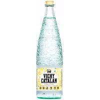 Agua mineral con gas VICHY CATALAN, botella 1 litro