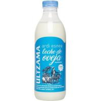Leche de oveja pasteurizada ULTZAMA, botella 1 litro
