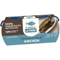 Paté de anchoa LA PIARA, pack 2x77 g