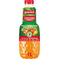 Bebida multifrutas con 11 vitaminas GRANINI, botella 1 litro