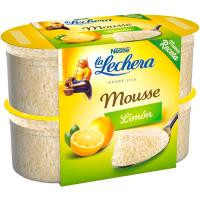 Mousse de limón LA LECHERA, pack 4x60 g