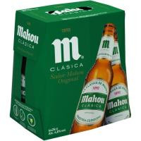 Cerveza MAHOU Clásica, pack botellín 6x25 cl Cerveza MAHOU Clásica, pack botellín 6x25 cl