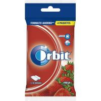 Chicle de fresa en gragea ORBIT, pack 4x14 g Chicle de fresa en gragea ORBIT, pack 4x14 g