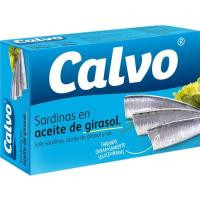 Sardina en aceite Girasol CALVO, lata 120 g