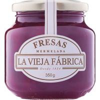 Mermelada de fresa LA VIEJA FABRICA, frasco 350 g