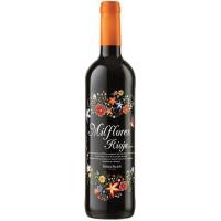 Vino Tinto Joven D.O. Rioja MILFLORES, botella 75 cl Vino Tinto Joven D.O. Rioja MILFLORES, botella 75 cl