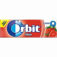 Chicle de fresa ácida en gragea Lc ORBIT, paquete 14 g Chicle de fresa ácida en gragea Lc ORBIT, paquete 14 g