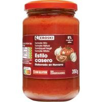 Tomate frito casero con aceite de oliva EROSKI, frasco 350 g Tomate frito casero con aceite de oliva EROSKI, frasco 350 g