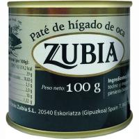 Paté de oca ZUBIA, lata 100 g