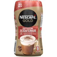 Café cappuccino descafeinado NESCAFÉ Gold, bote 250 g