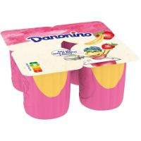 Danonino Maxi sabor fresa-plátano DANONE, pack 4x100 g