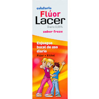 Colutorio diario de fresa LACER, botella 500 ml