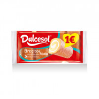 Bracitos DULCESOL sabor nata 250 g