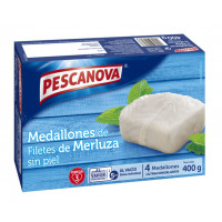Medallones PESCANOVA filetes merluza 400g