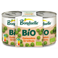 Guisantes BONDUELLE Bio sin azúcares añadidos fácil apertura 2x130 g Guisantes BONDUELLE Bio sin azúcares añadidos fácil apertura 2x130 g