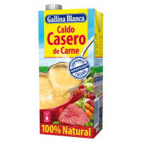 Caldo casero GALLINA BLANCA carne 100 % natural 1 l Caldo casero GALLINA BLANCA carne 100 % natural 1 l