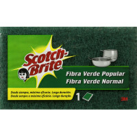Estropajo SCOTCH-BRITE verde popular Estropajo SCOTCH-BRITE verde popular