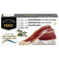 Filetes de Anchoas FROIZ Selection del mar Cantábrico en Aceite de Oliva 25 g