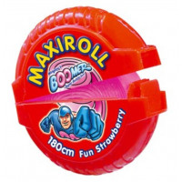 Chicle BOOMER maxi roll strawberry 56g Chicle BOOMER maxi roll strawberry 56g
