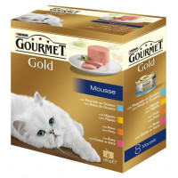 Comida gatos GOURMET gold pack 8x85 g