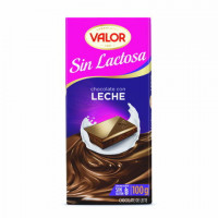 Chocolate VALOR leche sin lactosa 100 g