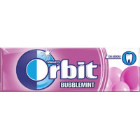 Chicle ORBIT bubblemint grageas 10u