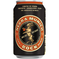 Cerveza Bock Damm negra lata 33 cl
