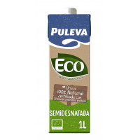 Leche PULEVA ecológica semidesnatada 1l