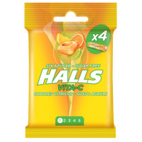 Caramelo HALLS Vita-C sin azúcar cítricos P-4