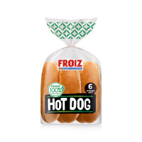 Pan Hot Dog FROIZ 6 u 330 g