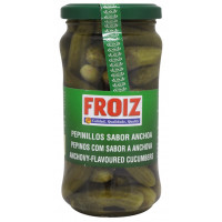 Pepinillos FROIZ sabor anchoa extra 180 g Pepinillos FROIZ sabor anchoa extra 180 g