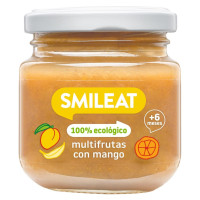 Tarrito SMILEAT multifrutas con mango ecológico 130 g Tarrito SMILEAT multifrutas con mango ecológico 130 g