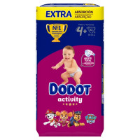 Pañal DODOT Activity extra T4 52 u Pañal DODOT Activity extra T4 52 u