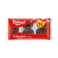 Palmeritas DULCESOL chocolate 10 u 165 g