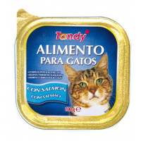 Comida gatos TANDY paté salmón 100 g
