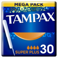 Tampones super plus TAMPAX 30 ud.