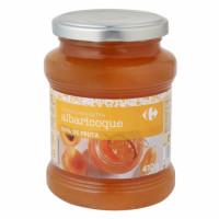 Mermelada de albaricoque categoría extra CARREFOUR 410 g.