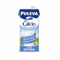 Leche entera VitaCalcio PULEVA brik 1 l.
